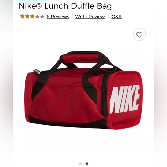 Other Nike Mini Duffle Style Insulated Tote Lunch Boxred Poshmark